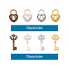 Tibetan Style Alloy Pendants TIBEP-TA0002-35-2