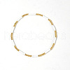 Brass Cross Seed Beads Bracelets JW3383-1-1