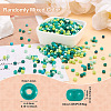 Opaque Glass Round Seed Beads GLAA-TAC0025-07B-02-4