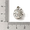Tibetan Style Alloy Pendants TIBEP-L021-35AS-3
