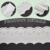 MAYJOYDIY US 5 Yards Cotton Embroidery Flower Lace Ribbon OCOR-MA0001-27A-5