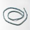 Electroplate Non-magnetic Synthetic Hematite Bead Strands G-F300-40B-F-2