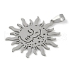 Non-Tarnish 304 Stainless Steel Pendants STAS-L279-032P-2