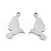 Non-Tarnish 201 Stainless Steel Pendants STAS-S081-028-2