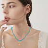 ARRICRAFT 10 Strands Synthetic Turquoise Beads Strands G-AR0004-27-5
