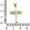 Brass Micro Pave Cubic Zirconia Pendants KK-Z100-42G-02-3