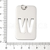 304 Stainless Steel Pendants STAS-M115-01P-W-3