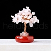 Natural Rose Quartz Chips Tree Decorations PW-WG37911-03-1