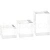 Olycraft 3Pcs 3 Style Acrylic Display Stand ODIS-OC0001-34-1