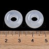 Resin European Beads with Glitter Powder RESI-F055-07B-3