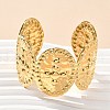 304 Stainless Steel Cuff Bangles for Women AJEW-P127-13G-2