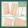  2 Styles Wood Necklace Display Stands NDIS-NB0001-08-4