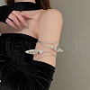 Horse Eye Alloy Upper Arm Open Cuff Bangles WG9CF3D-07-1