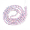 Crackle Glass Beads Strands GLAA-N009-4mm-04-2