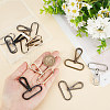 HOBBIESAY 10Pcs 5 Colors Zinc Alloy Swivel Clasps FIND-HY0003-09-3