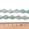 Electroplate Glass Beads Strands EGLA-B010-01A-FR02-4