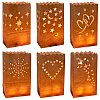 AHADERMAKER 30Pcs 6 Styles Luminary Bags ABAG-GA0001-31-1
