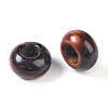 Dyed & Heated Natural Red Tiger Eye European Beads G-G740-14x8mm-39-2