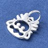 925 Sterling Silver Chinese Zodiac Outline Charms STER-P066-02S-05-2
