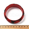 Chinese Style Cinnabar Bangles BJEW-U036-02-5