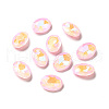 Mocha Fluorescent Style Glass Rhinestone Cabochons GGLA-M005-01B-223MK-1