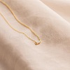 304 Stainless Steel Pave Cubic Zirconia Birthstone Rectangle Pendant Necklaces for Women WGF06F3-03-1