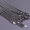 2.5mm Stainless Steel Wheat Chain Necklaces AL4301-4-1