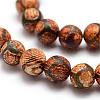 Tibetan Style MIxed Pattern dZi Beads G-K166-02-8mm-L2-3