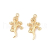 Brass Pendants KK-Q816-32G-1