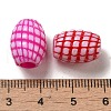 Opaque Acrylic European Beads OACR-E039-09-3