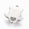Tarnish Resistant 304 Stainless Steel Pendants STAS-I105-45P-2