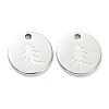 Non-Tarnish 304 Stainless Steel Charms STAS-P280-13P-1