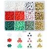 Christmas DIY Acrylic & CCB Plastic & Polymer Clay & Glass Beads Bracelets Jewelry Making Kits DIY-FS0006-22-1