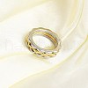 304 Stainless Steel Finger Ring for Women RJEW-A052-01A-GP-2