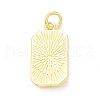 Rack Plating Brass Enamel Pendants KK-C011-47G-01-2