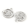Brass Micro Pave Cubic Zirconia Charms KK-E090-37P-2