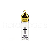 Transparent Glass Bottle Pendants PW-WG72D6E-09-1