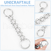 Unicraftale 2Pcs Alloy Oval Link Purse Strap Extenders FIND-UN0003-07P-5