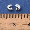 Brass Crimp Beads Covers X-FIND-Z039-13A-S-3