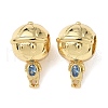 Boy Brass Cubic Zirconia Beads KK-Q068-21B-G-1