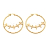 304 Stainless Steel Huggie Hoop Earrings EJEW-P282-01E-G-1