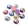 Opaque Glass Cabochons GGLA-S038-04-8mm-1