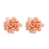 Cloth Stud Earrings WGCE0A1-02-2