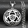 304 Stainless Steel Enamel Necklaces NJEW-Q338-08P-1