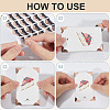 Retro Hot Stamping Paper Photo Corner Self-Adhesive Stickers AJEW-WH20006-59E-6