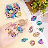 Unicraftale 36Pcs 6 Style 304 Stainless Steel Pendants STAS-UN0036-28-2