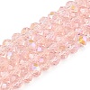 Electroplate Glass Beads Strands EGLA-A044-T6mm-L22-1