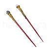 DICOSMETIC 2Pcs 2 Style Magic Wand Wooden Home Decorations DJEW-DC0001-02-1
