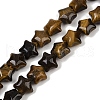 Natural Tiger Eye Beads Strands G-Z080-A16-8mm-2