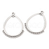 Tibetan Style Alloy Chandelier Components TIBEP-TA0002-17AS-4